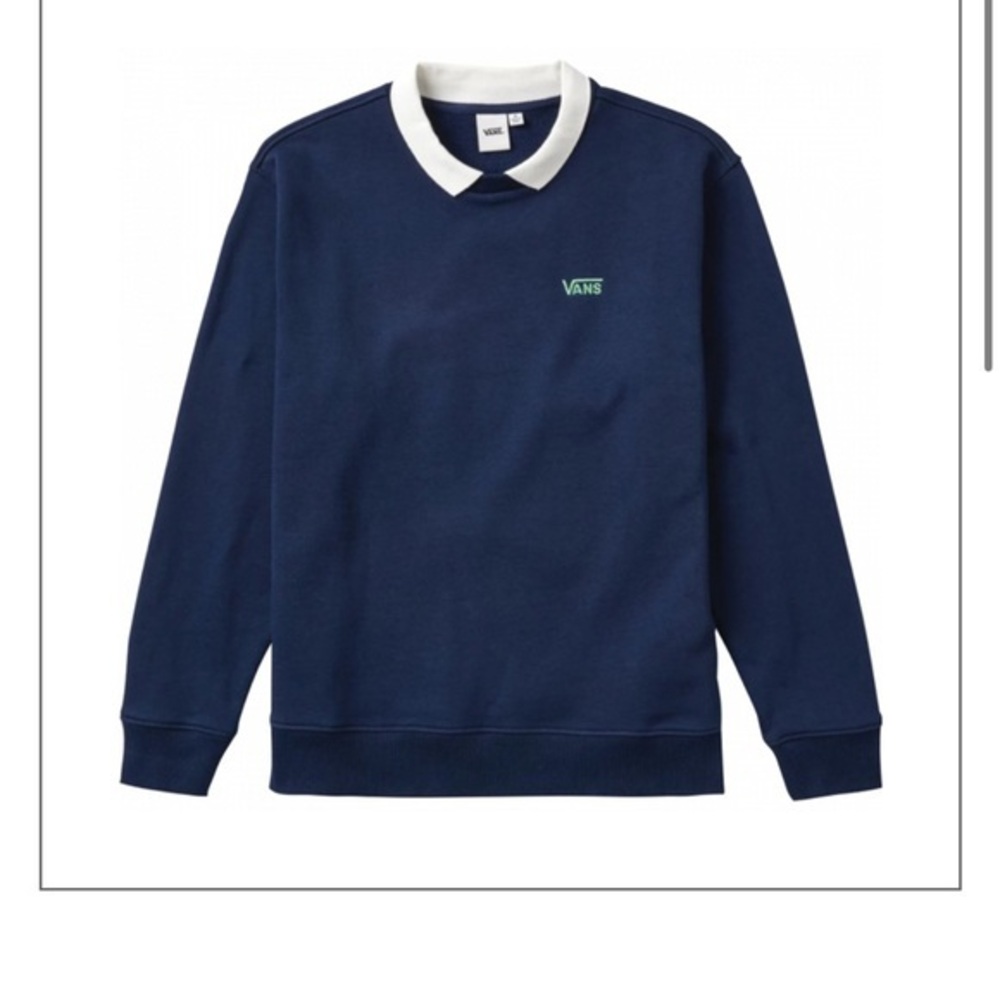 VANS WOMANS BRIGHTON POLO CREW LS MEDIUM - Picture 1 of 7